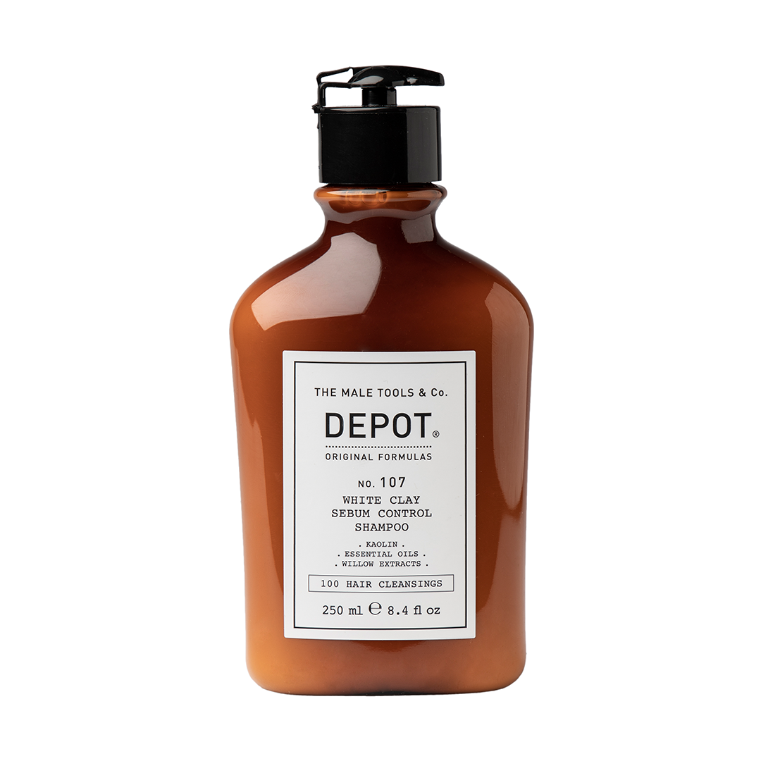Depot NO. 107 | White Clay Sebum Control Shampoo