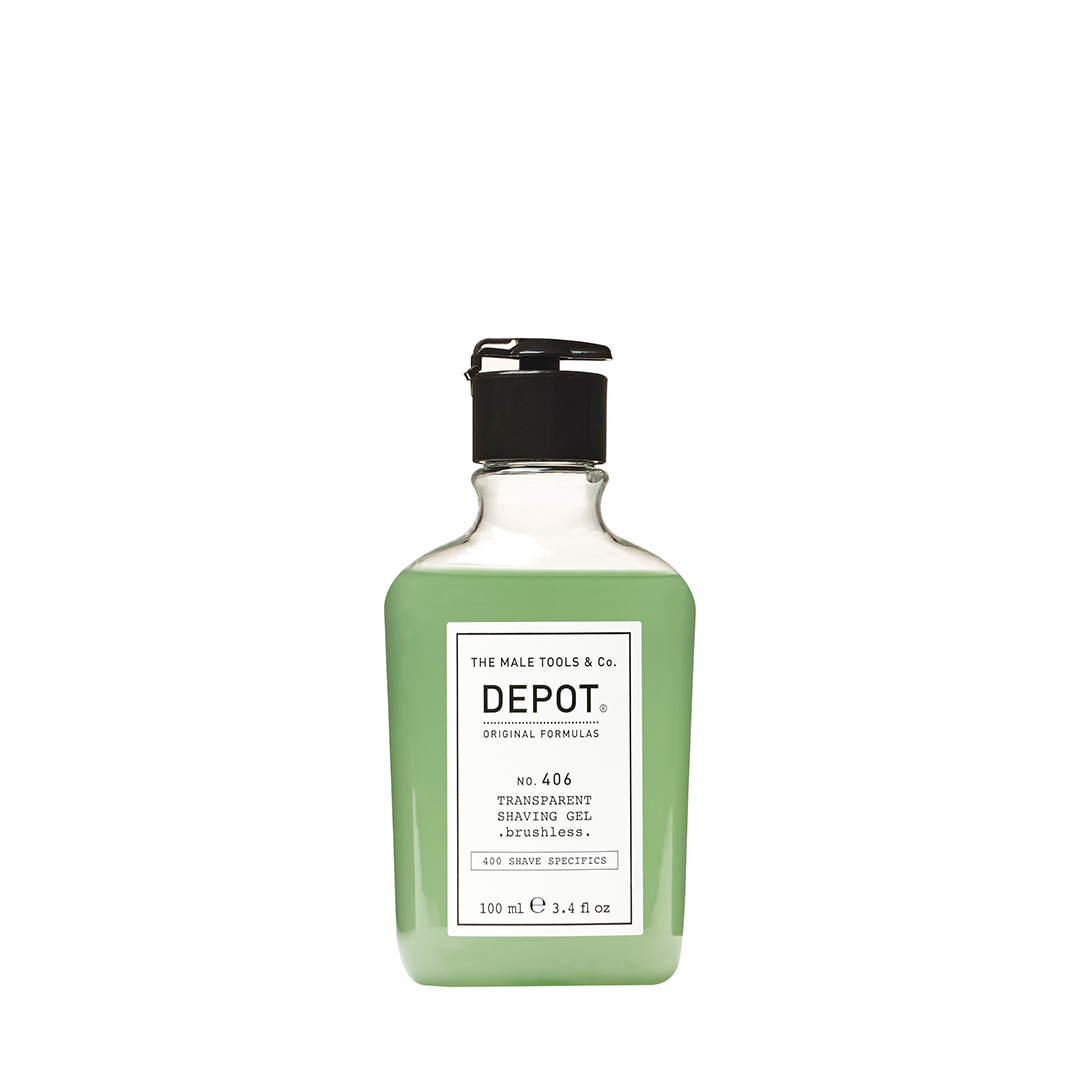 Depot NO. 406 | Transparent Shaving Gel Brushless
